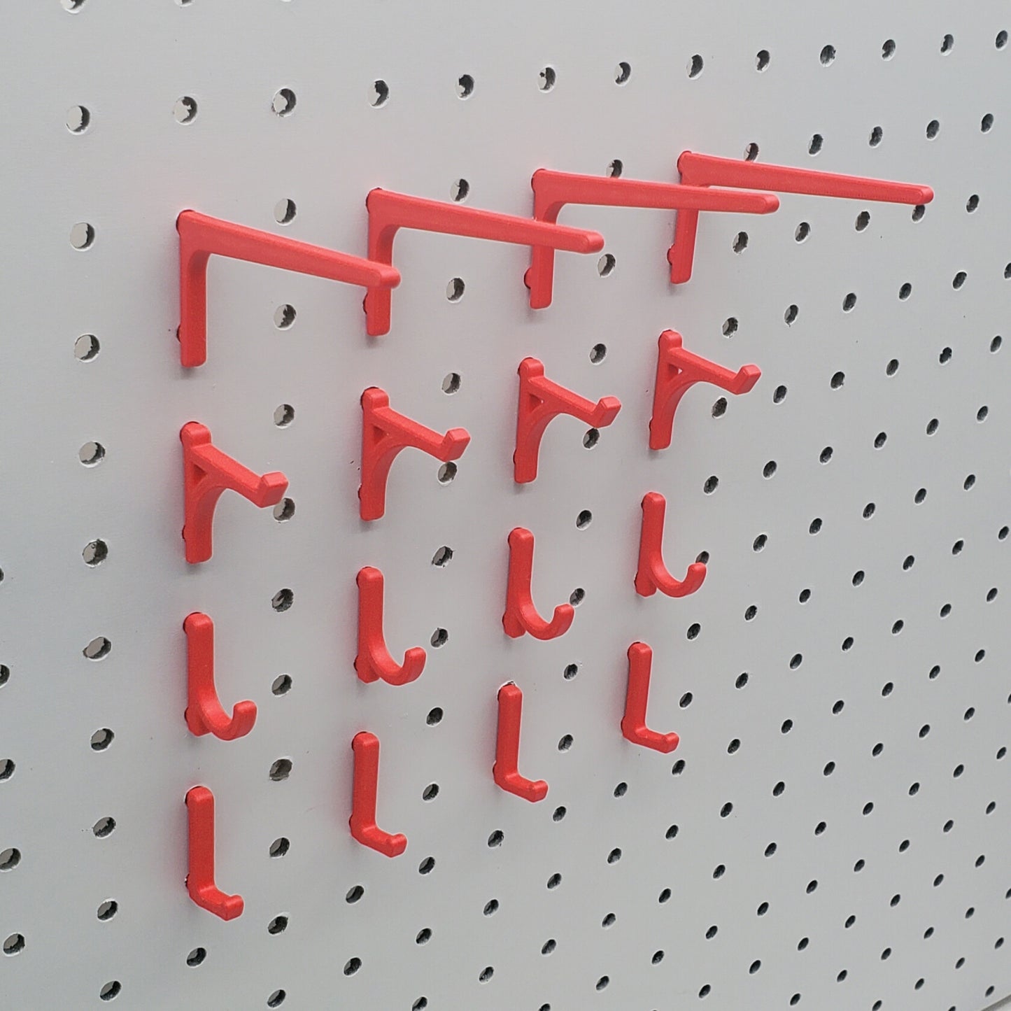 Multi-Hook Pack for 1/4" pegboard, 16pk