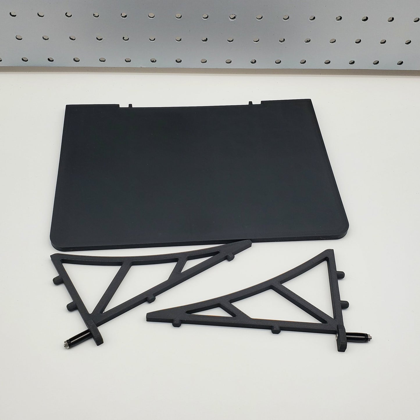 Thermal Label Printer Shelf | Optional Label Fan-Fold or Roll Holder | 1/4" Compatible