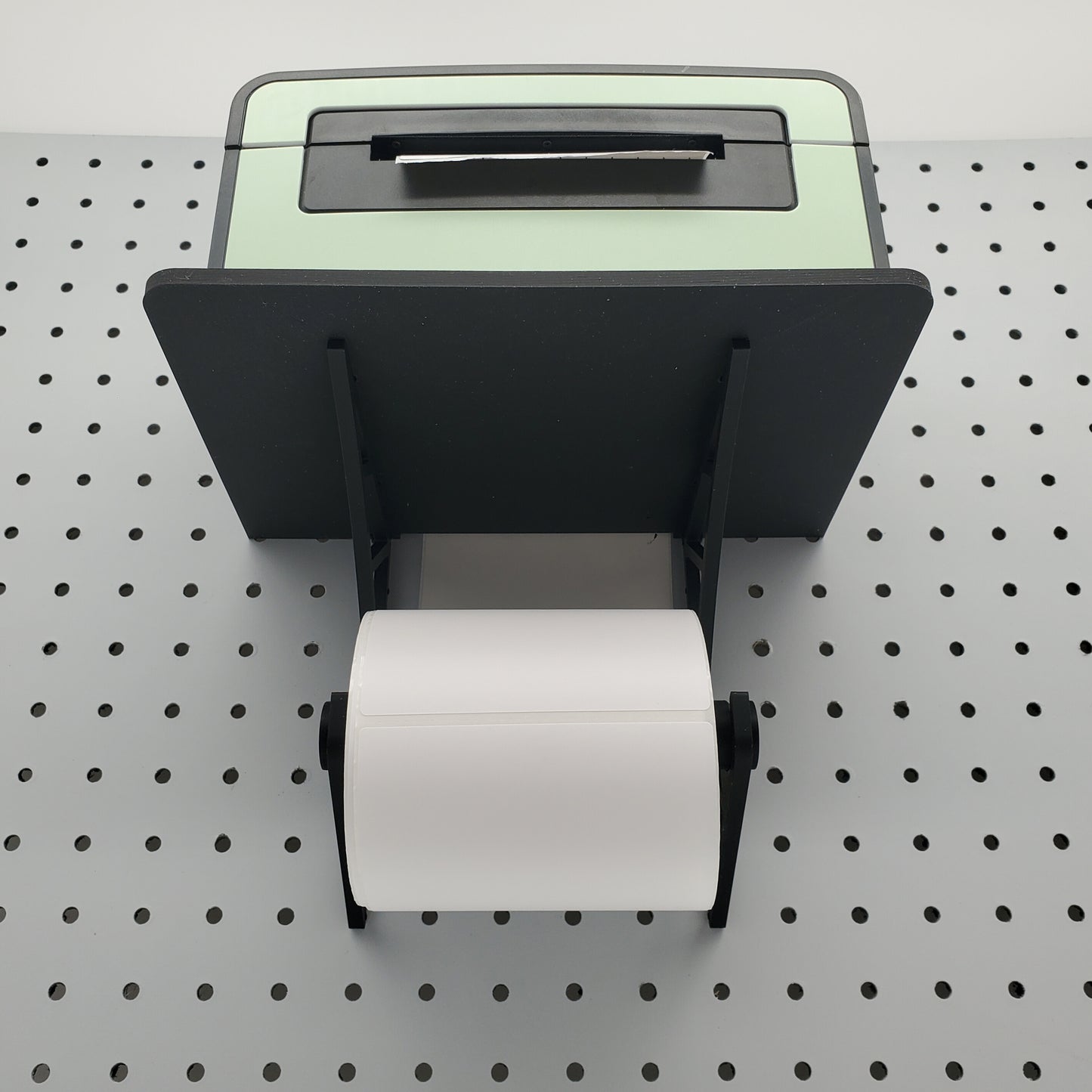 Thermal Label Printer Shelf | Optional Label Fan-Fold or Roll Holder | 1/4" Compatible