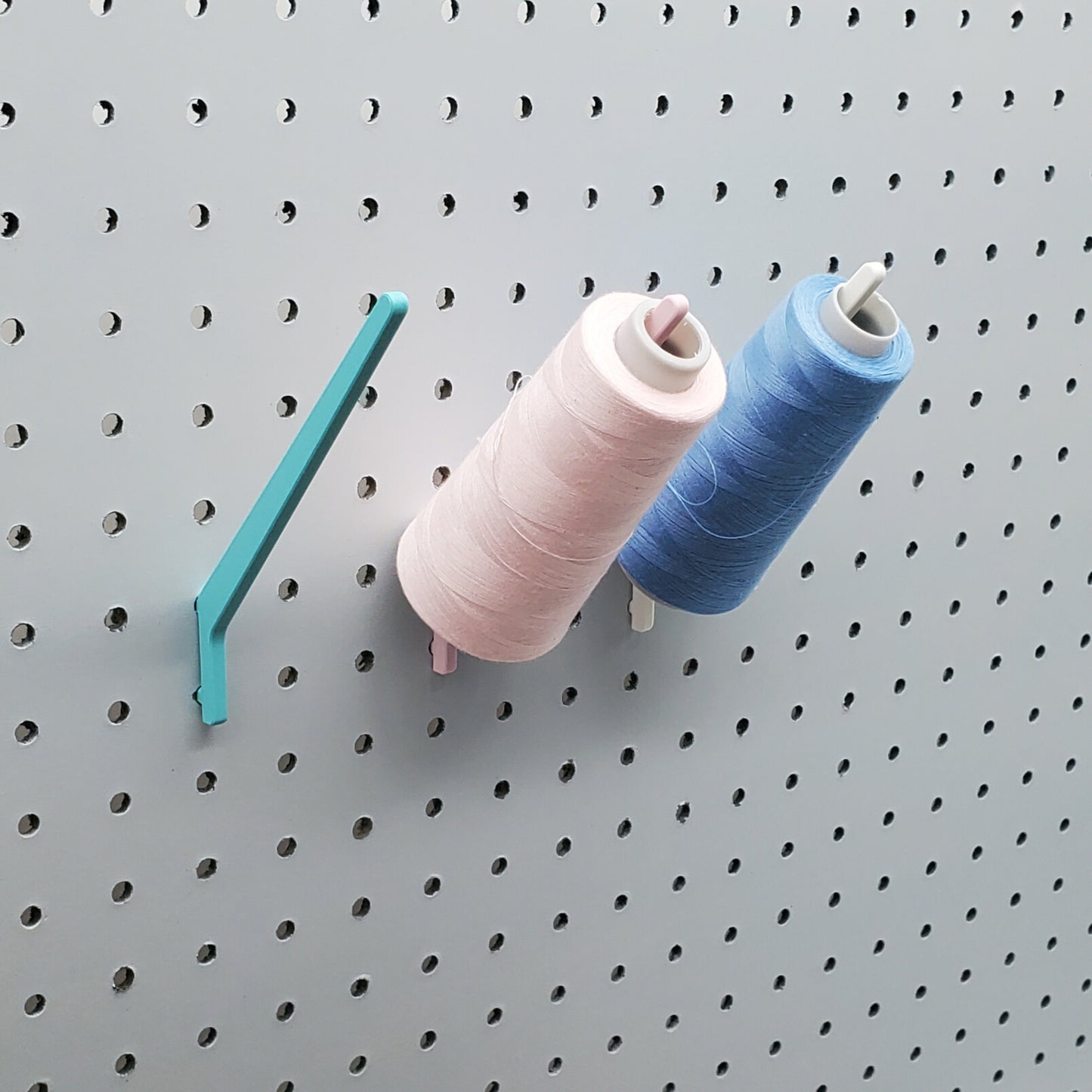 Large 5" Angle Spool Hook | 1/4" Pegboard