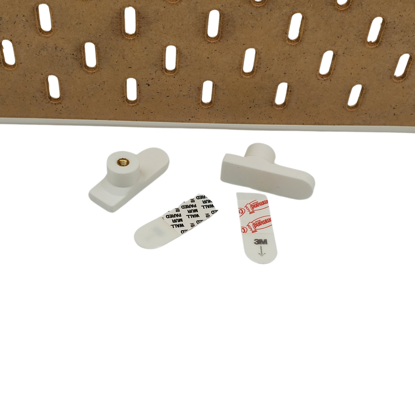 Lower Secure Supports, Command Strip, SKADIS Compatible