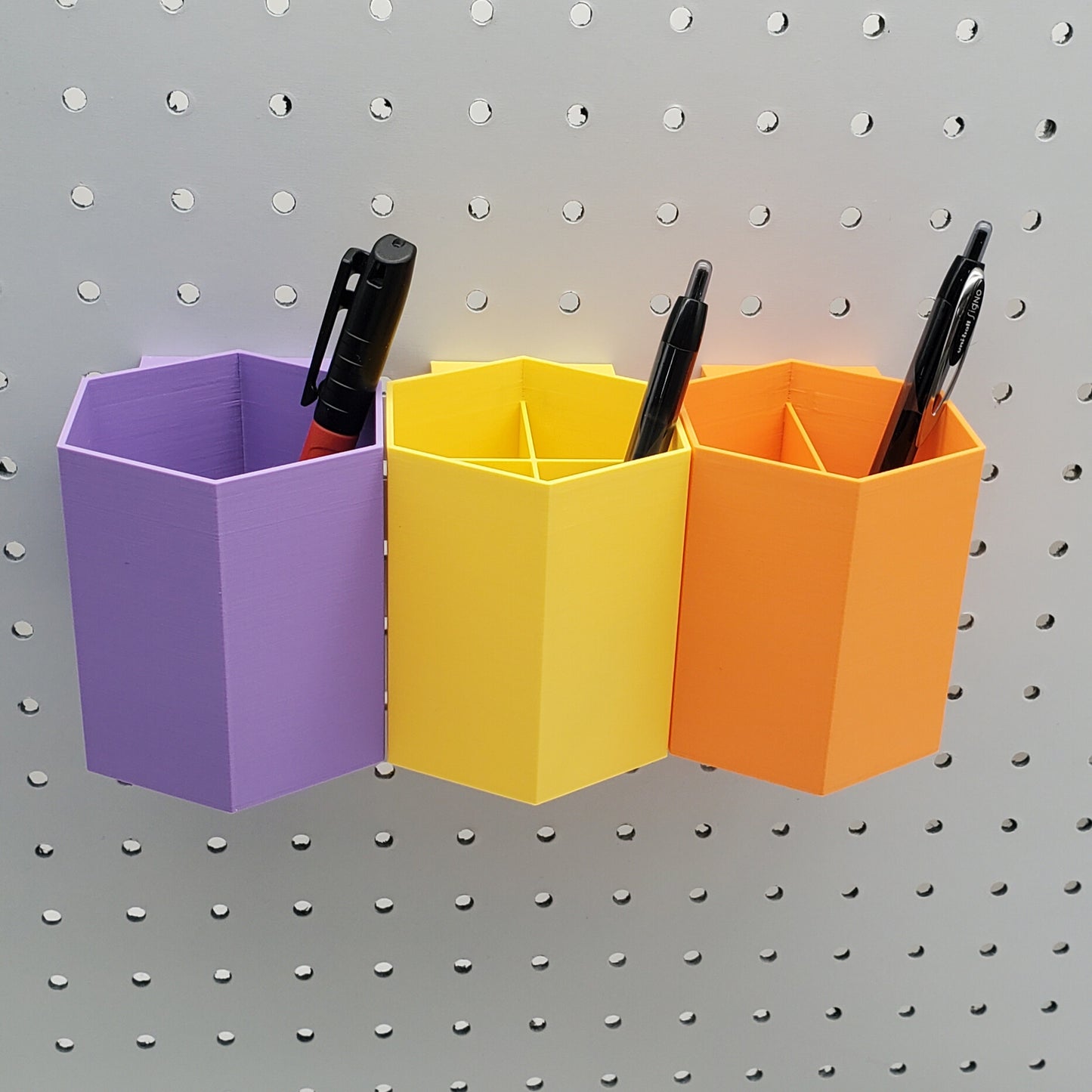 Brush-Pot, Pencil Cup Organization | Hexagon Holder | 1/4"