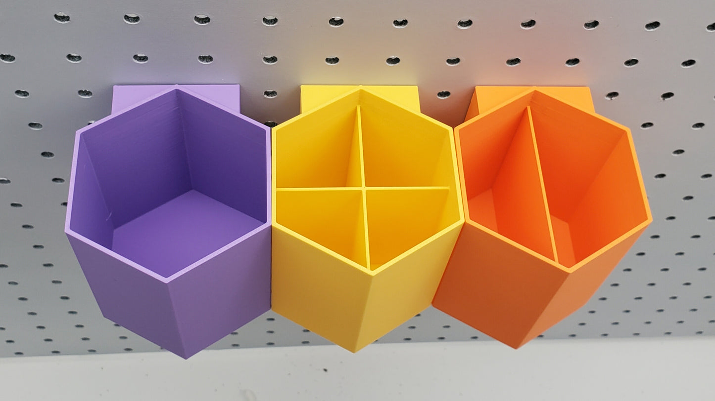 Brush-Pot, Pencil Cup Organization | Hexagon Holder | 1/4"