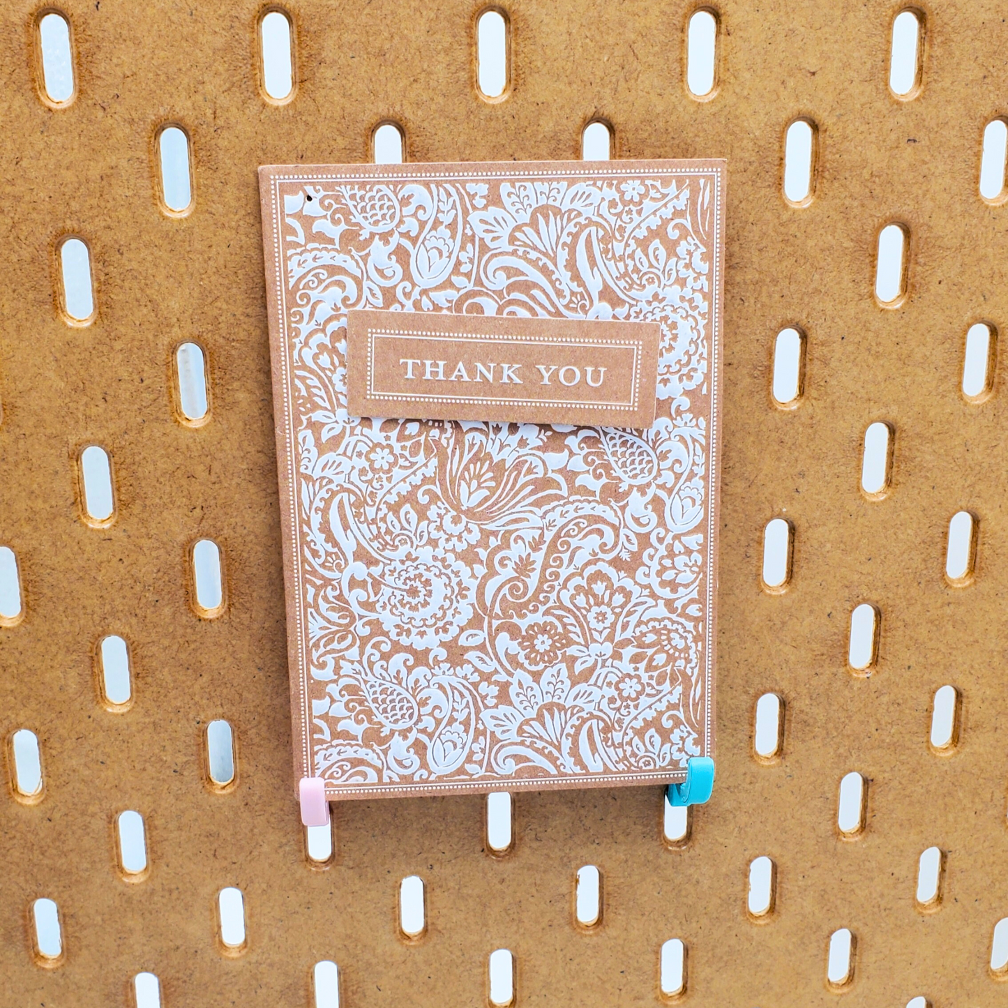Light Pink and Teal J-hook