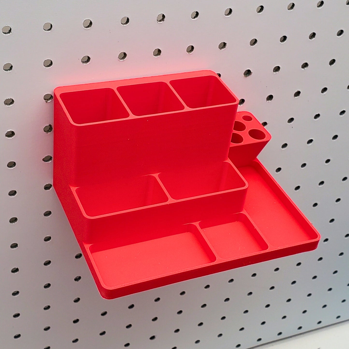Large Desk Organizer, 1/4" Pegboard Compatible