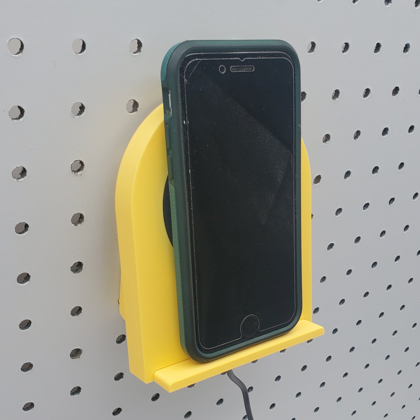 Wireless Phone Charger | 1/4" Pegboard Compatible