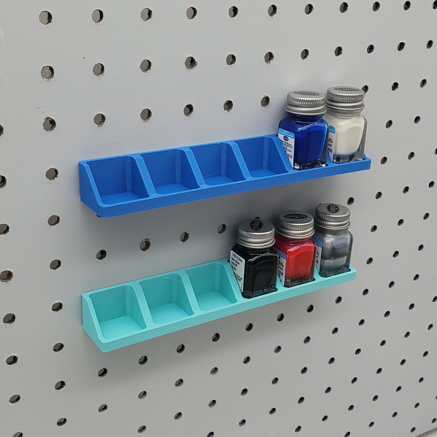 Testors Paint Rack | 1/4" Pegboard Painting