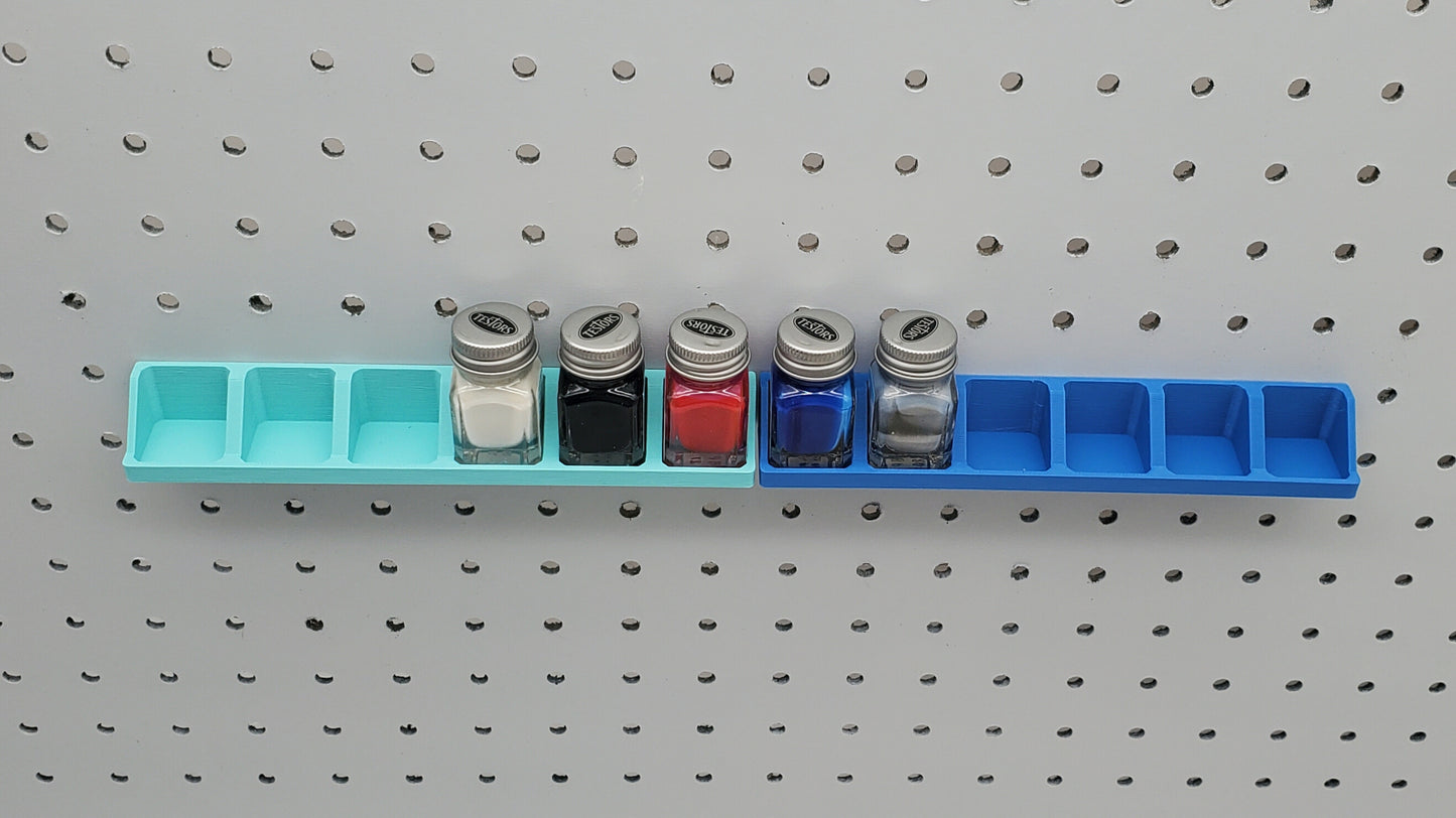 Testors Paint Rack | 1/4" Pegboard Painting