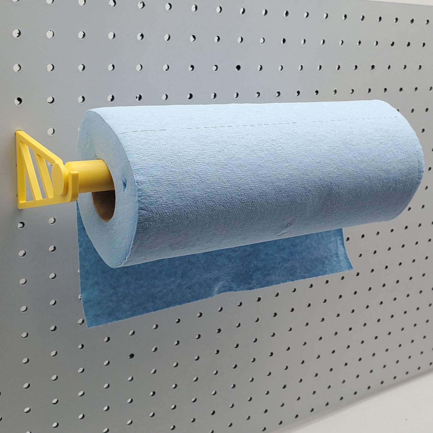 Paper Towel Holder for 1/4" Pegboard