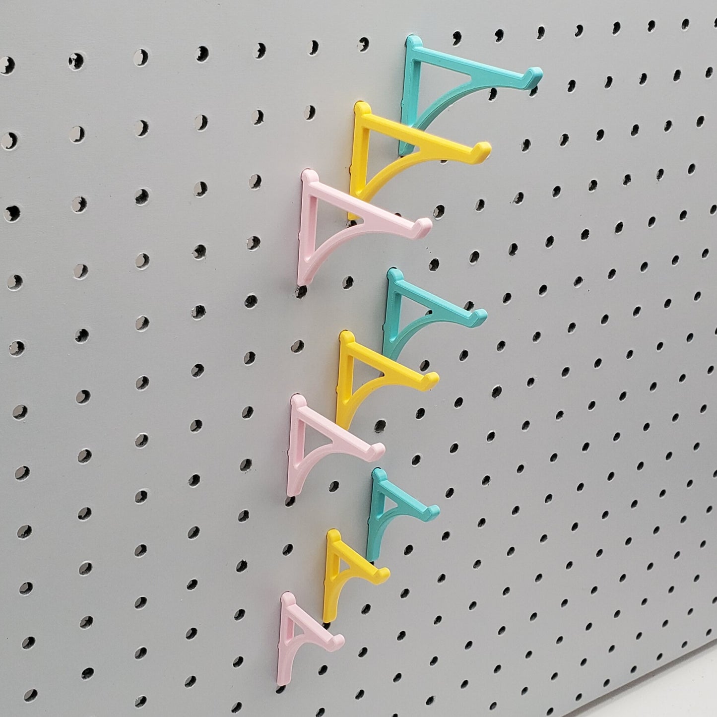 Platform Hooks | 1/4" Pegboard Compatible | Three Sizes