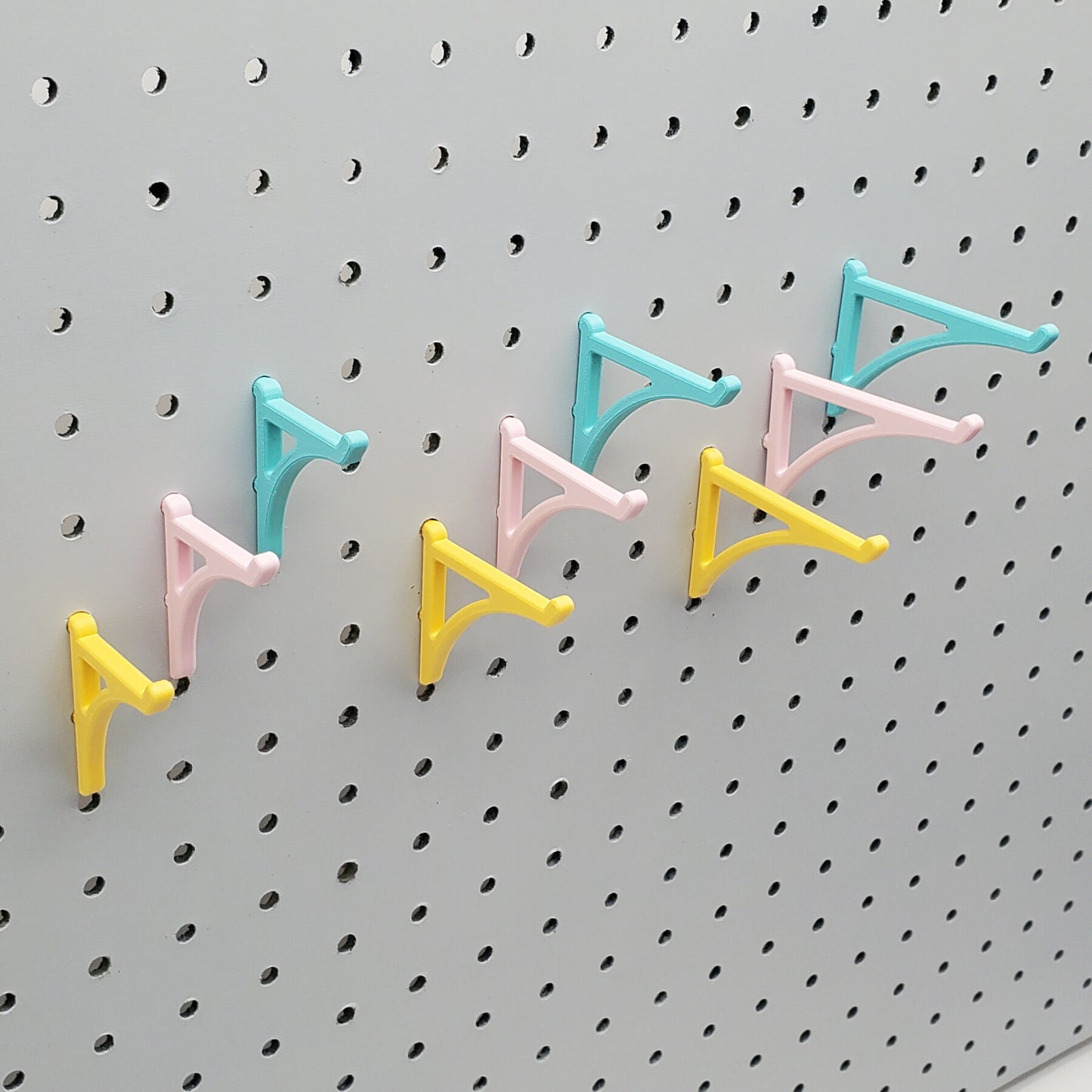 Platform Hooks | 1/4" Pegboard Compatible | Three Sizes