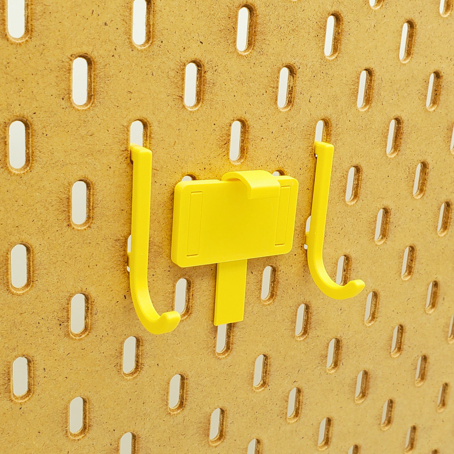 IKEA SKADIS PEGBOARD Tablet Holder in Savannah Yellow