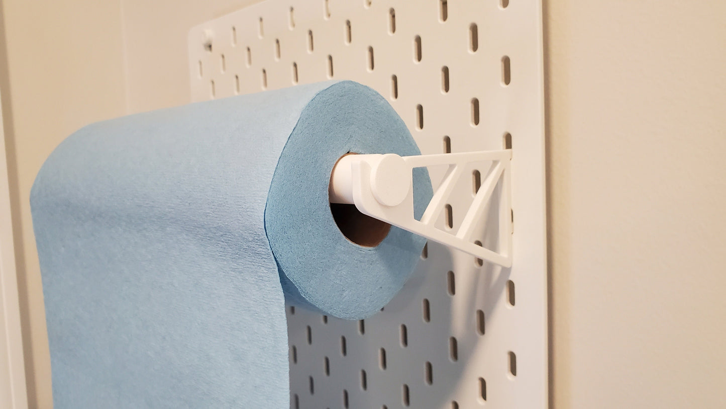 Paper Towel Holder for SKADIS | Optional Tear Off Station