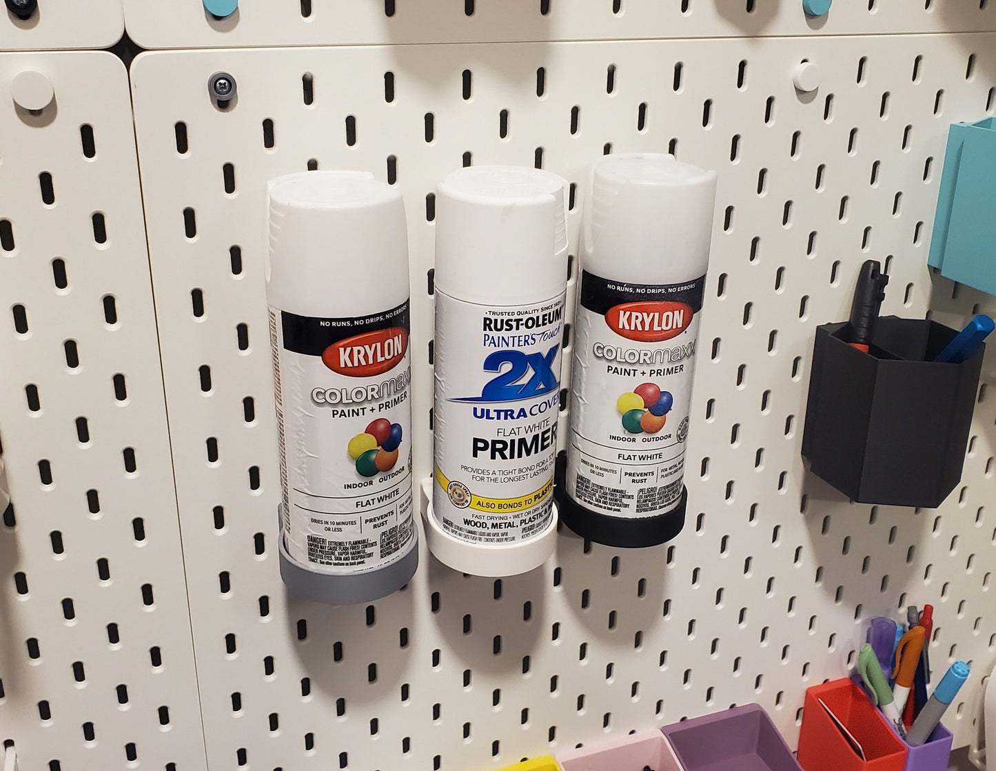Spray Paint and Rattle Can Storage | SKADIS Compatible