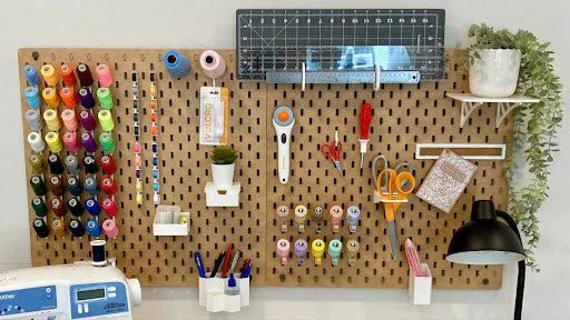Sewing Pegboard Storage: Keep Your Tools Neat & Accessible