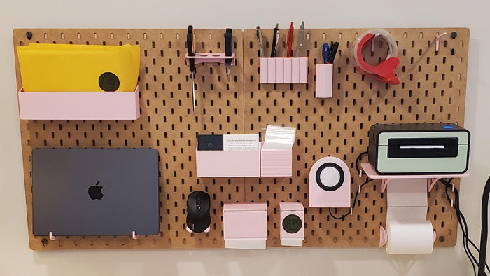 Small Business Shipping Station Pegboard