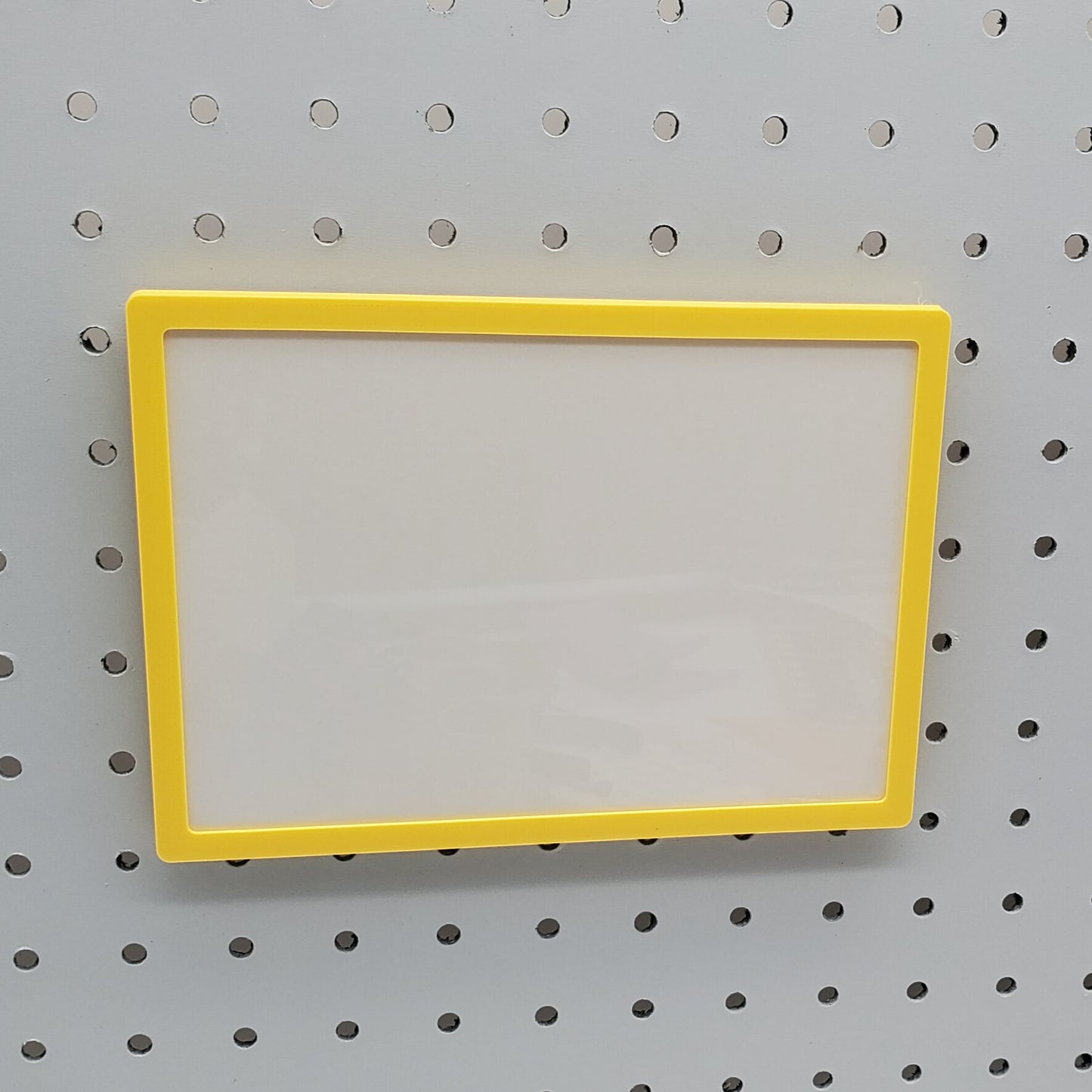 1/4" Pegboard Acrylic Whiteboard | Notes Organizer