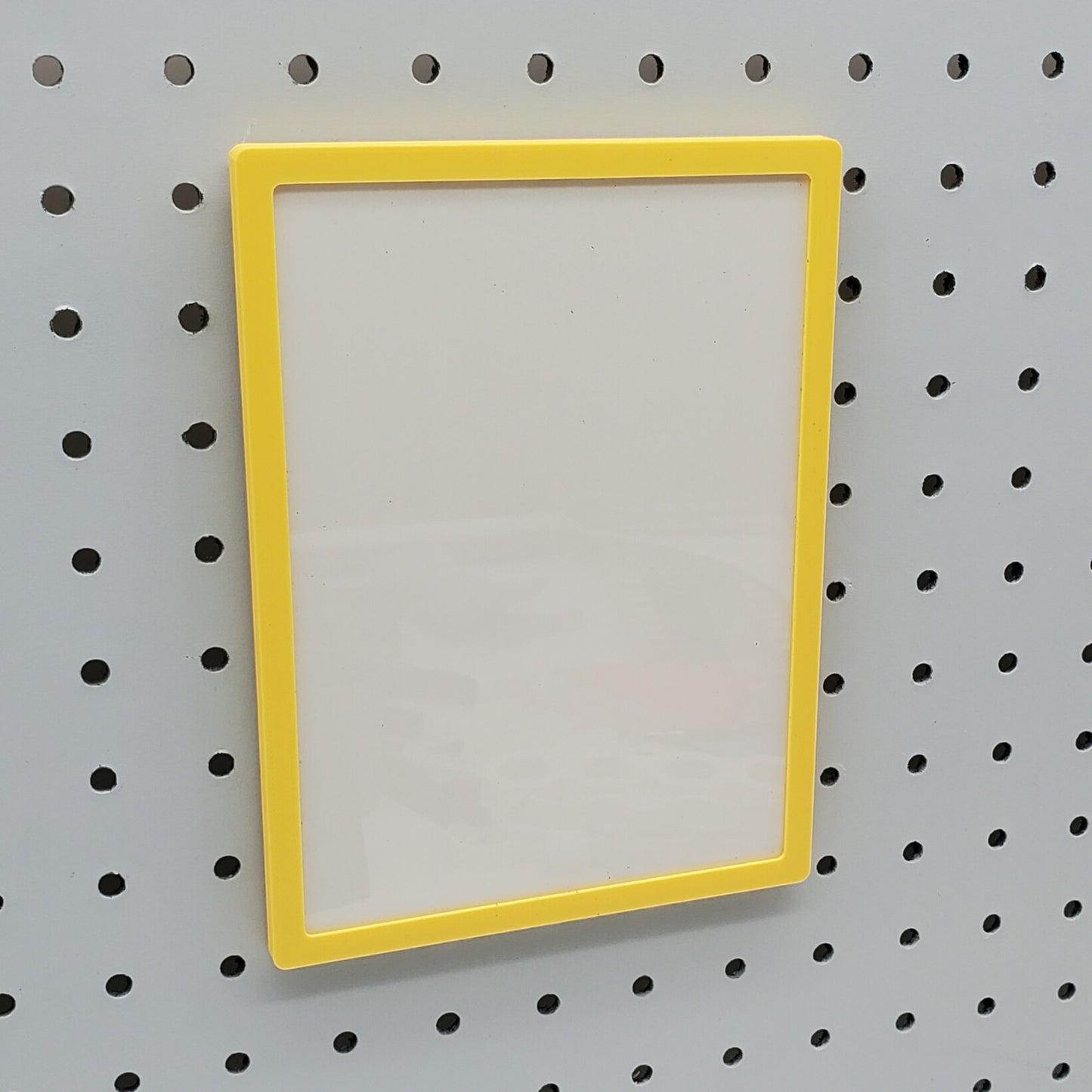 1/4" Pegboard Acrylic Whiteboard | Notes Organizer