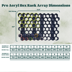 Pro Acryl Hex Wall Storage
