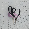 Scissor Organizer, 1/4", Straight for pegboard