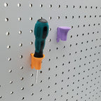 Single Screwdriver Holder, 1/4" for pegboard — view 2