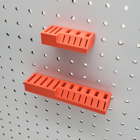 USB/SD/Micro SD Card Holder | 1/4" Pegboard Accessory | Two Sizes