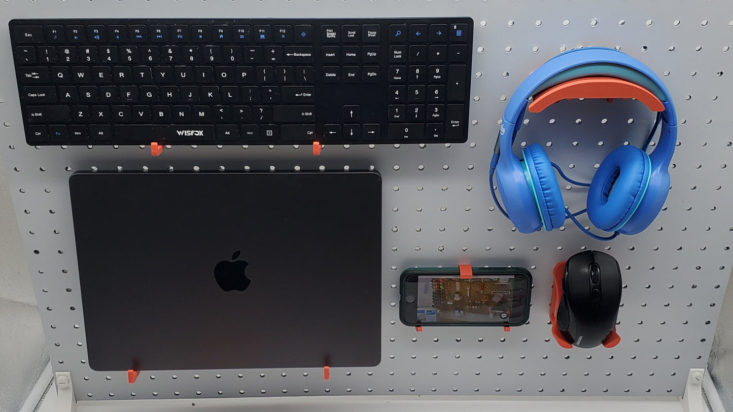 Electronics Organization Kit | 1/4" Pegboard Compatible