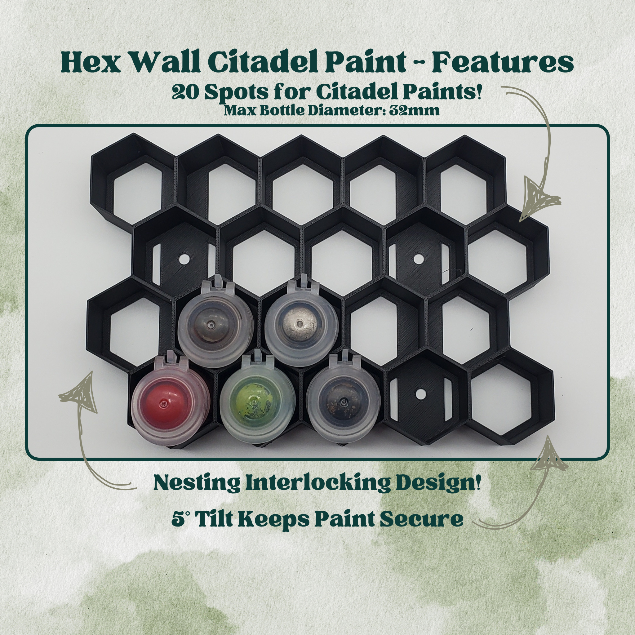 Citadel Hex Wall Storage