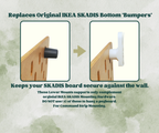 Lower Support Hardware with Command Strips for IKEA SKADIS