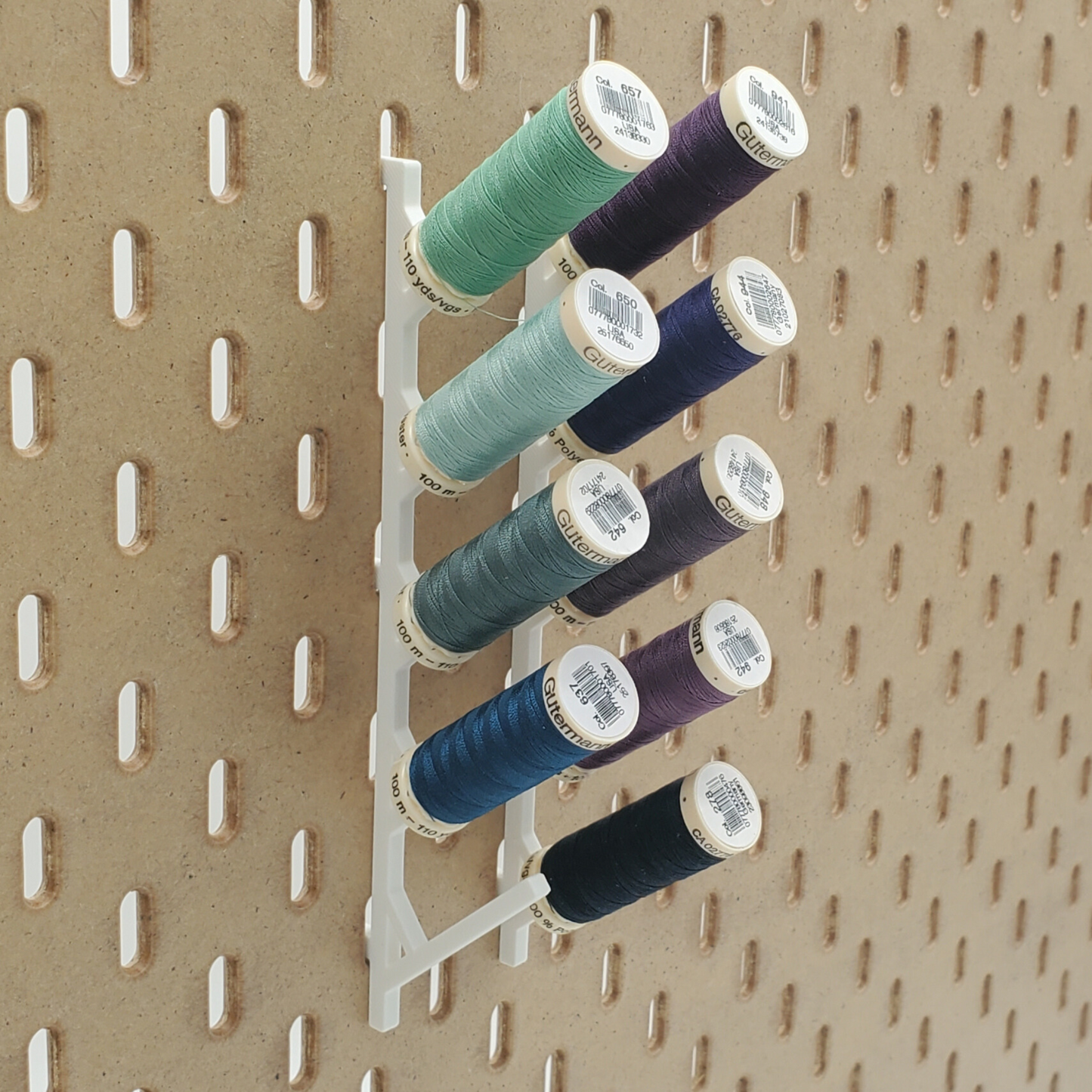 5 Spot Thread Display, SKADIS Pegboard | *Max 26mm*