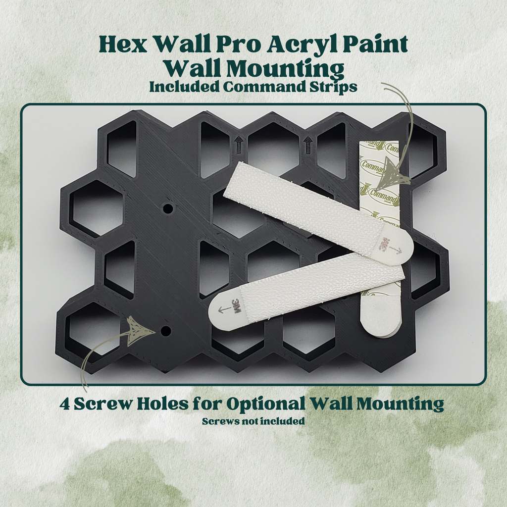 Pro Acryl Hex Wall Storage