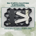 Pro Acryl Hex Wall Storage