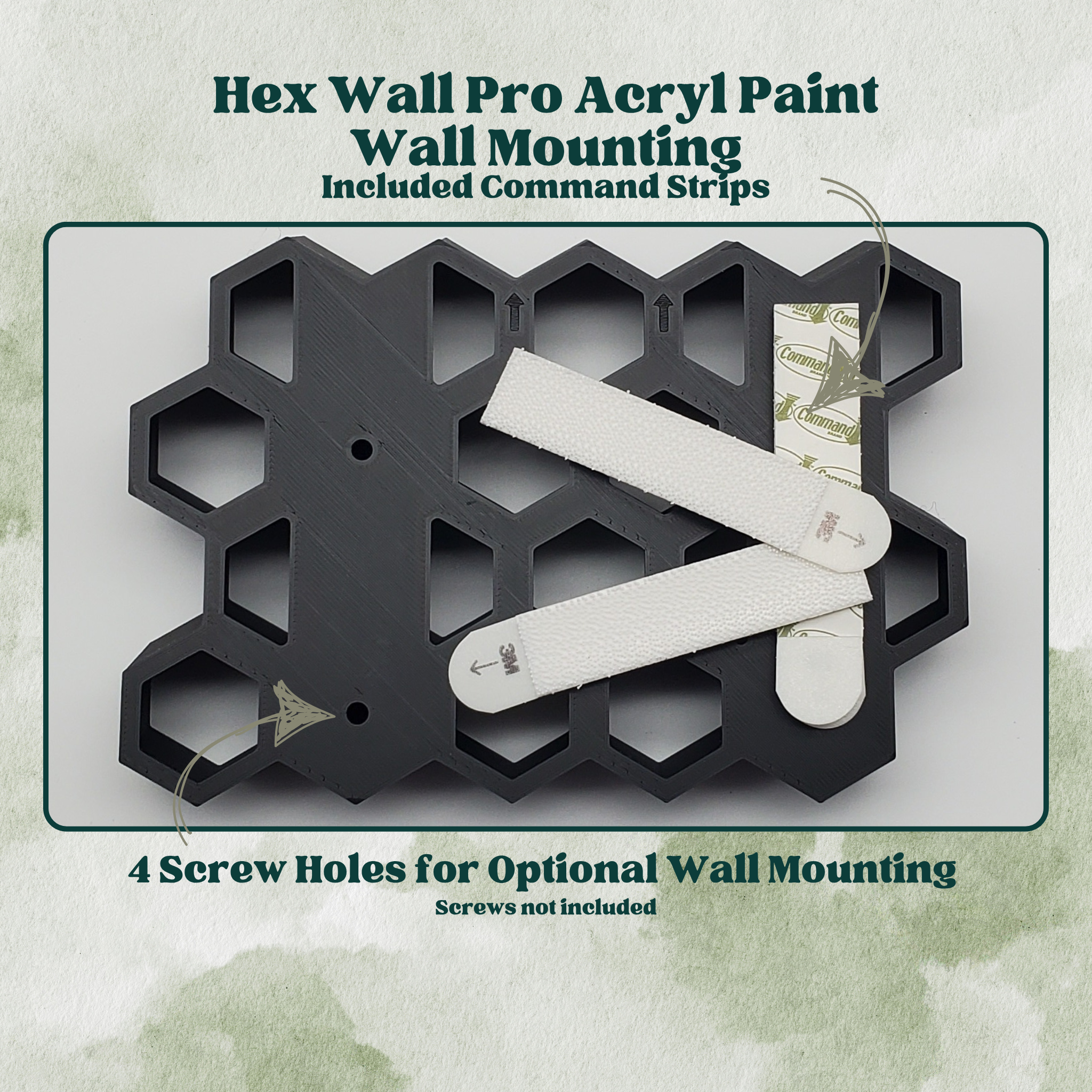 Pro Acryl Hex Wall Storage