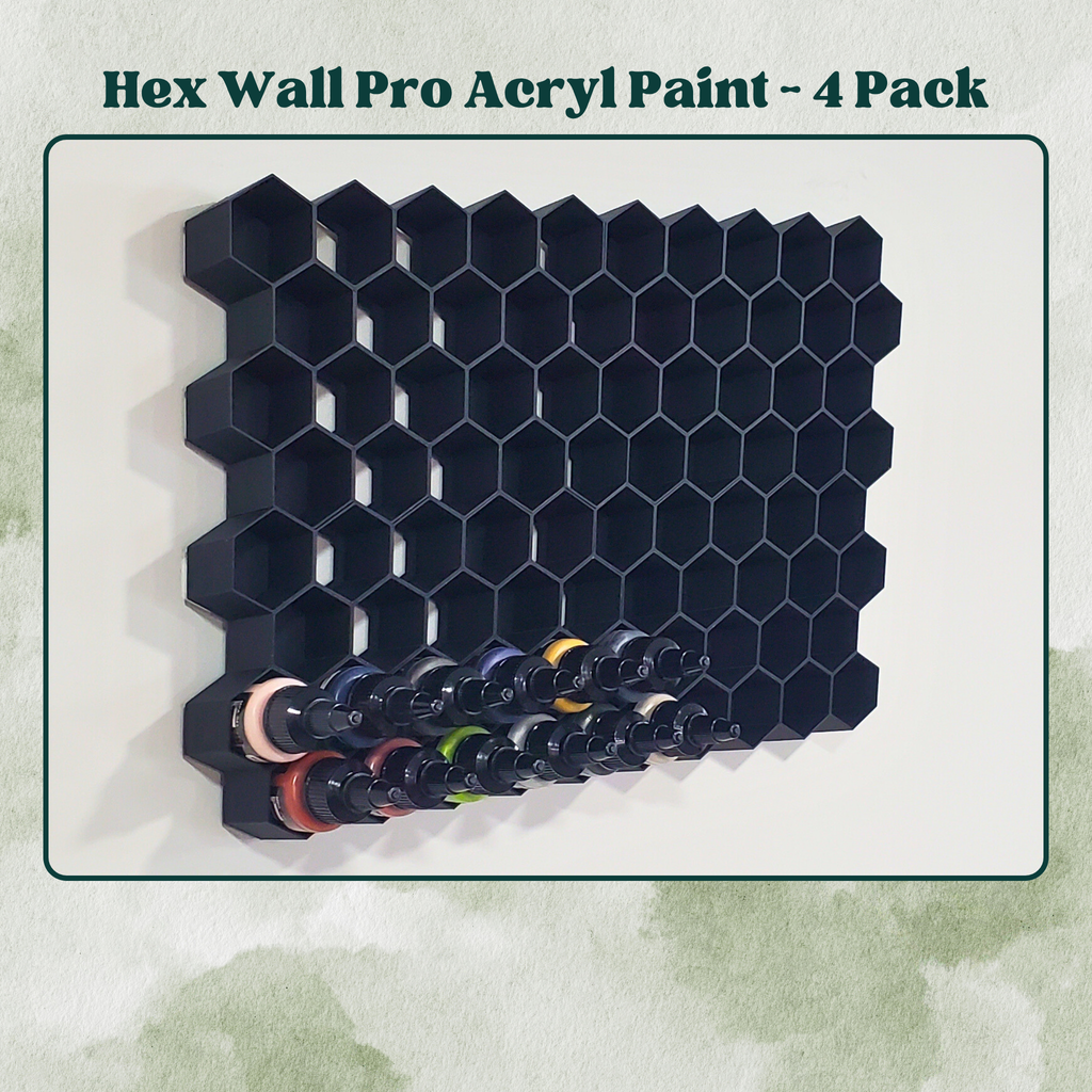 Pro Acryl Hex Wall Storage