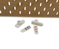 Lower Support Hardware with Command Strips for IKEA SKADIS