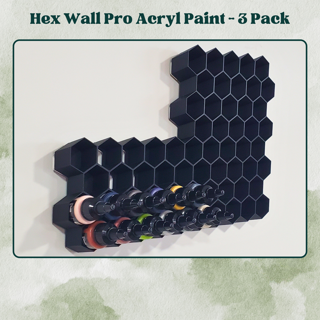 Pro Acryl Hex Wall Storage