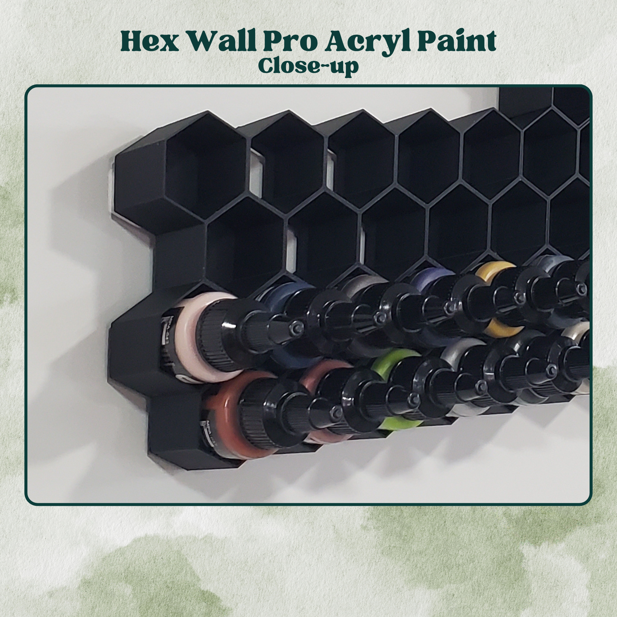 Pro Acryl Hex Wall Storage