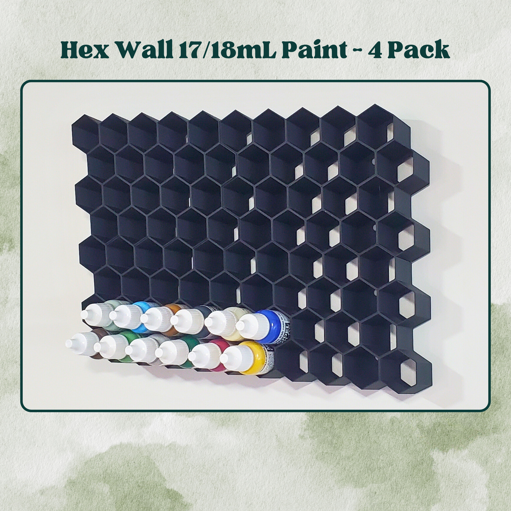 17/18mL Hex Wall Storage