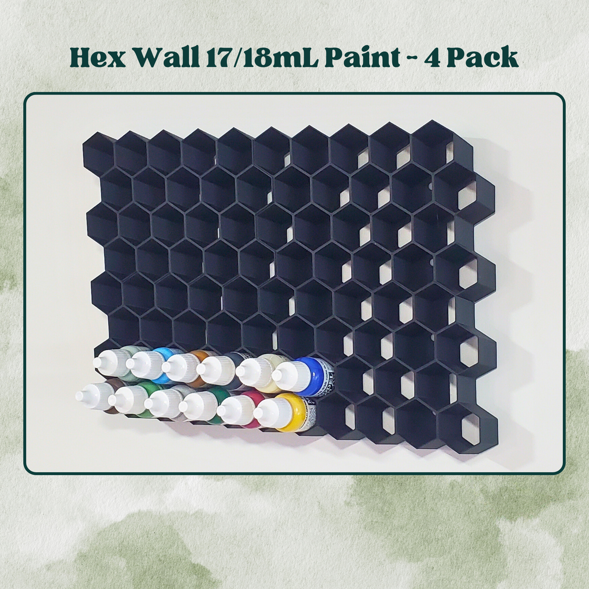 17/18mL Hex Wall Storage