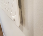 Lower Support Hardware with Command Strips for IKEA SKADIS