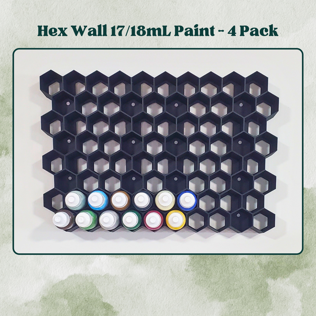 17/18mL Hex Wall Storage