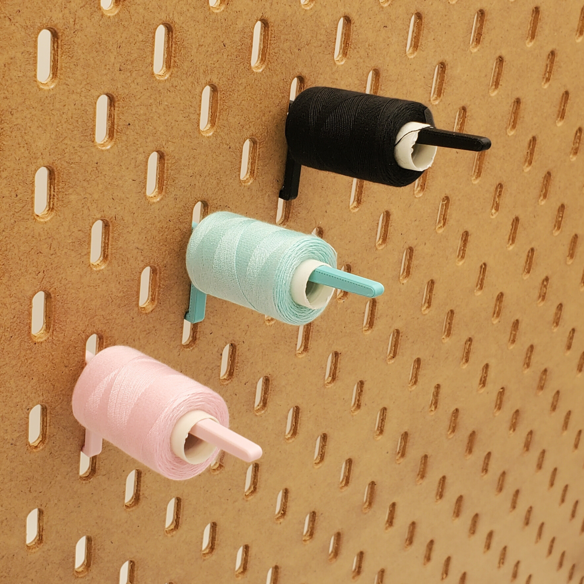SKADIS Compatible Hooks with matching color thread.