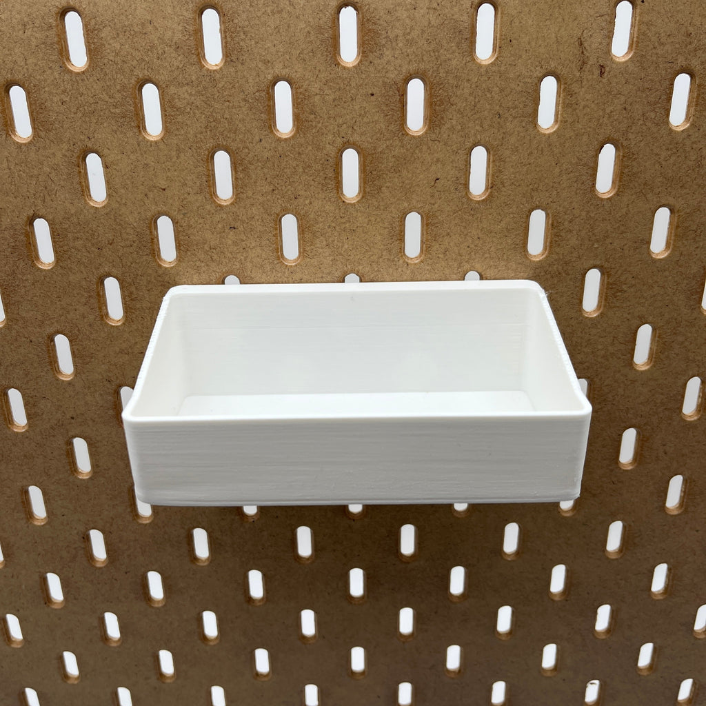 Pegboard Bins, SKADIS, Short, W:120mm — view 2