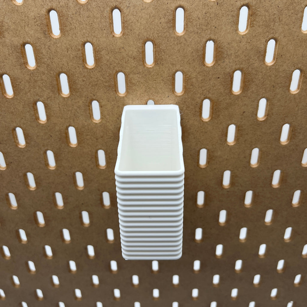 Striped Pegboard Bins, SKADIS, Tall, W:40mm — view 4