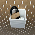 Striped Pegboard Bins, SKADIS, Tall, W:80mm