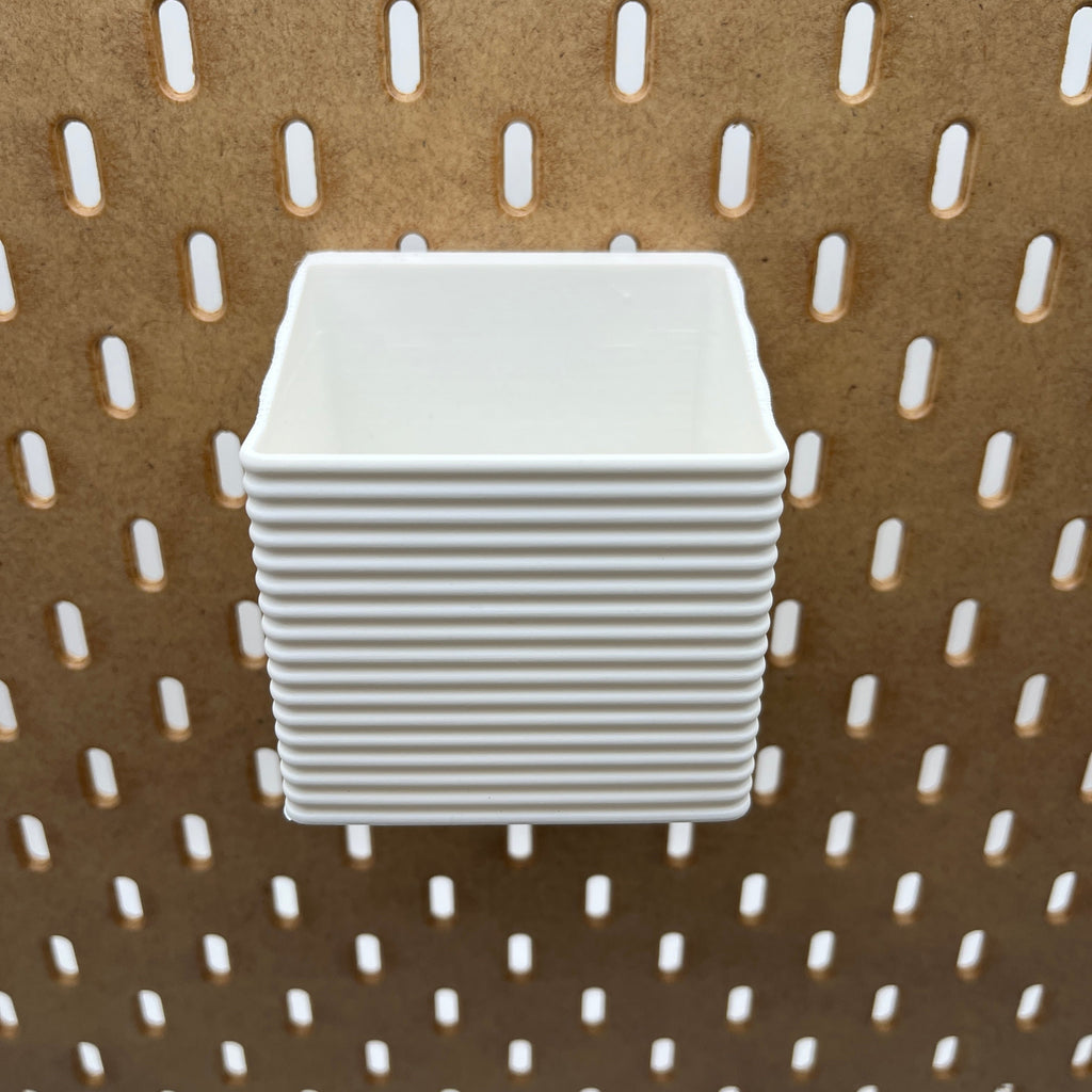 Striped Pegboard Bins, SKADIS, Tall, W:80mm — view 4