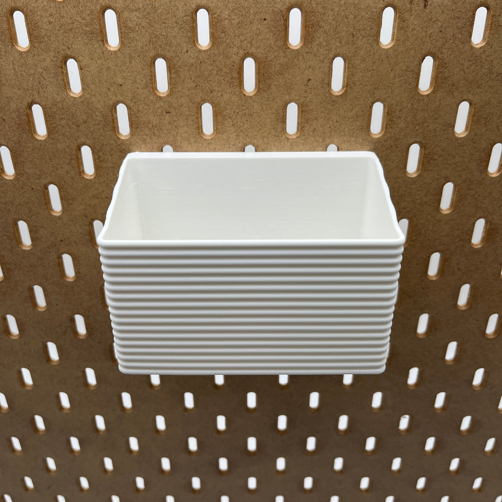 Striped Pegboard Bins, SKADIS, Tall, W:120mm — view 2