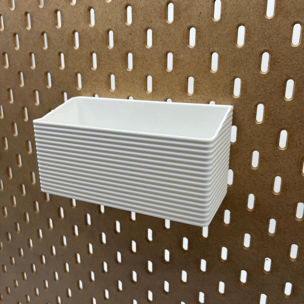 Striped Pegboard Bins, SKADIS, Tall, W:160mm — view 5