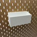 Striped Pegboard Bins, SKADIS, Tall, W:160mm — view 3