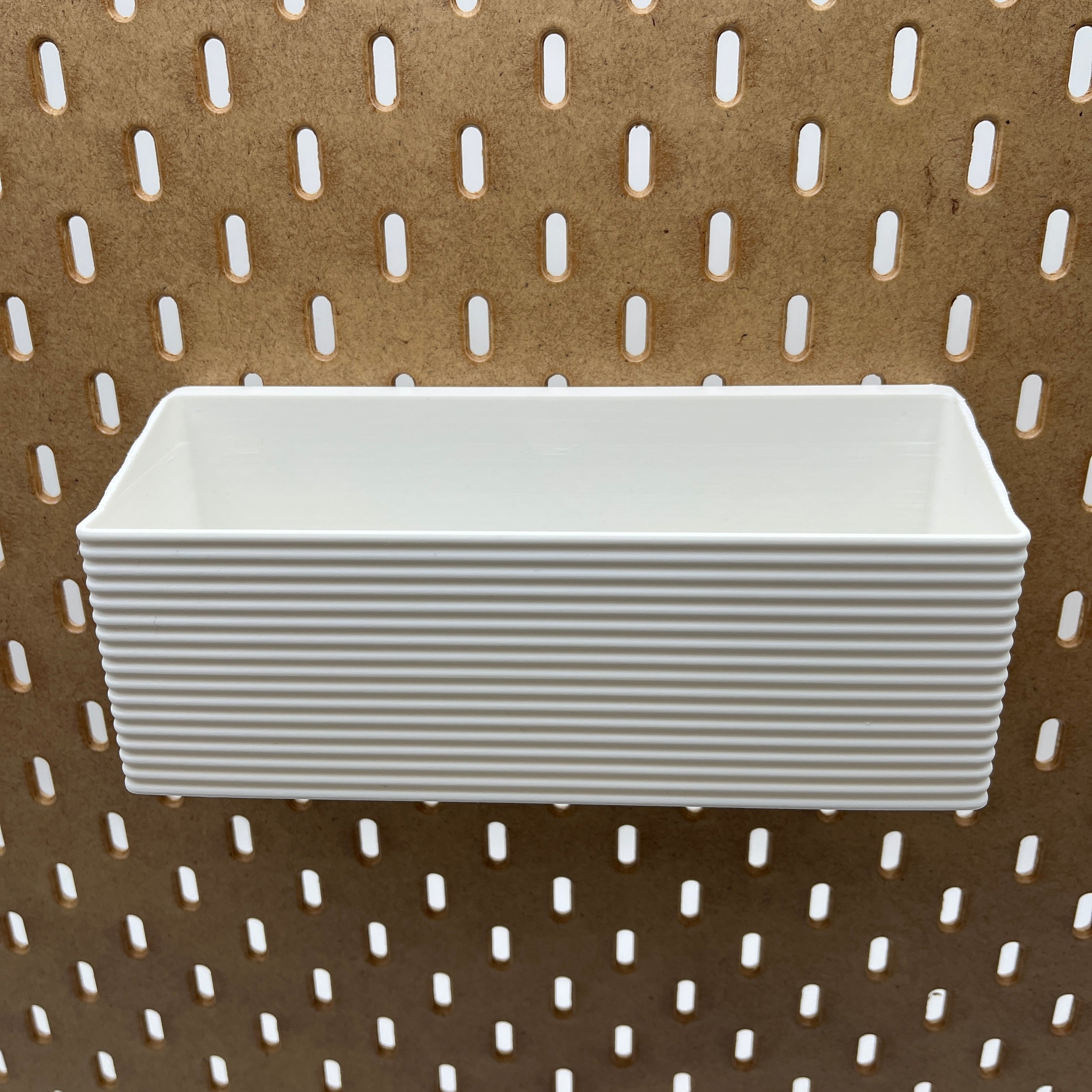 Striped Pegboard Bins, SKADIS, Tall, W:200mm — view 4